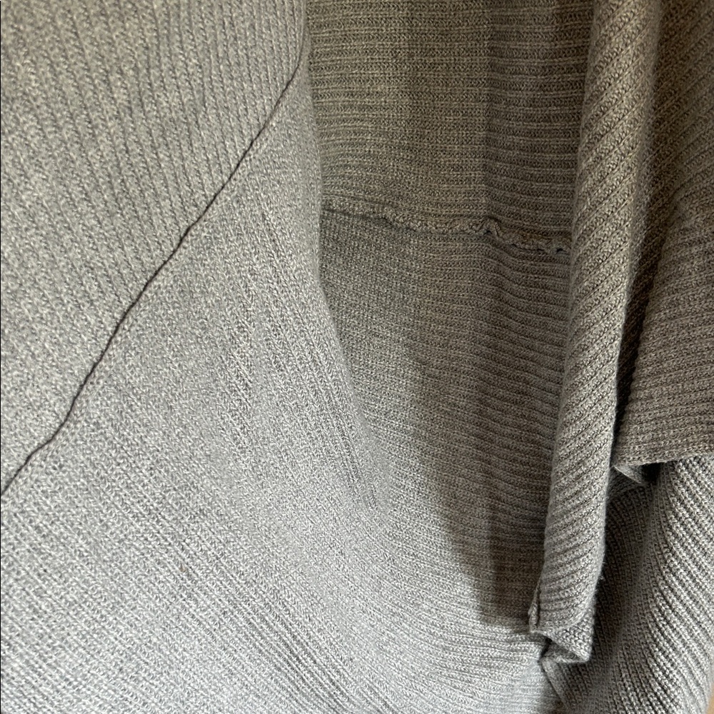 Banana Republic Light Gray Draped Cardigan - Picture 4 of 6